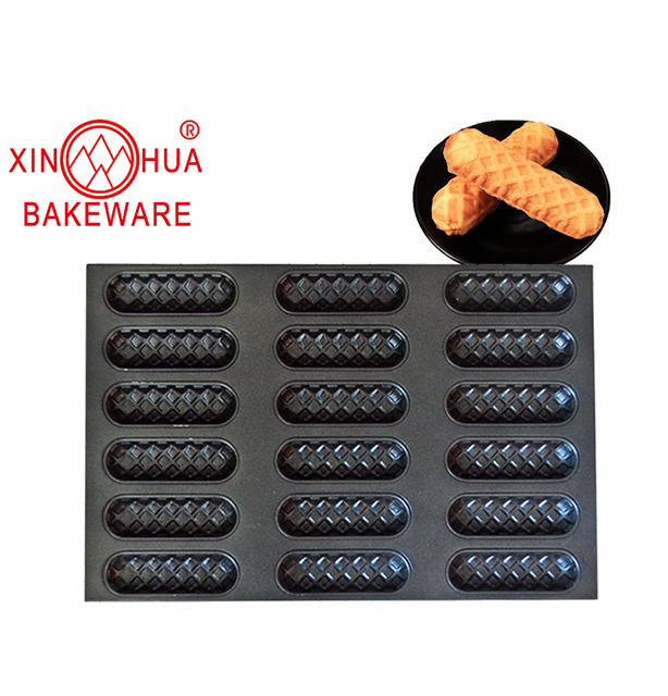 Hot selling and good price non-stick waffle cake baking pans