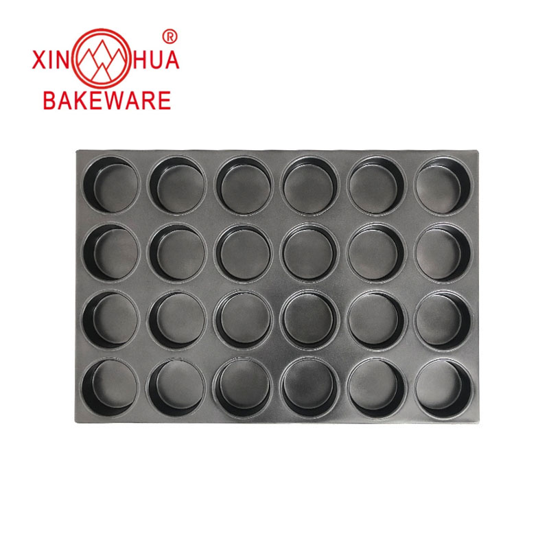 Classic Muffin Cake Baking Pan 24 Multi-Link Round Muffin Pan