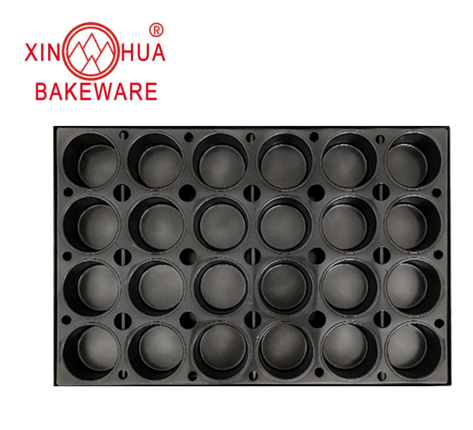 Factory direct sell cake mould new round patterns muffin tray