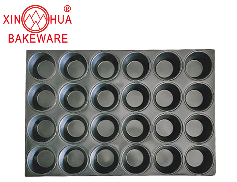 Factory customized non stick baking pan Al-steel cupcake muffin pan