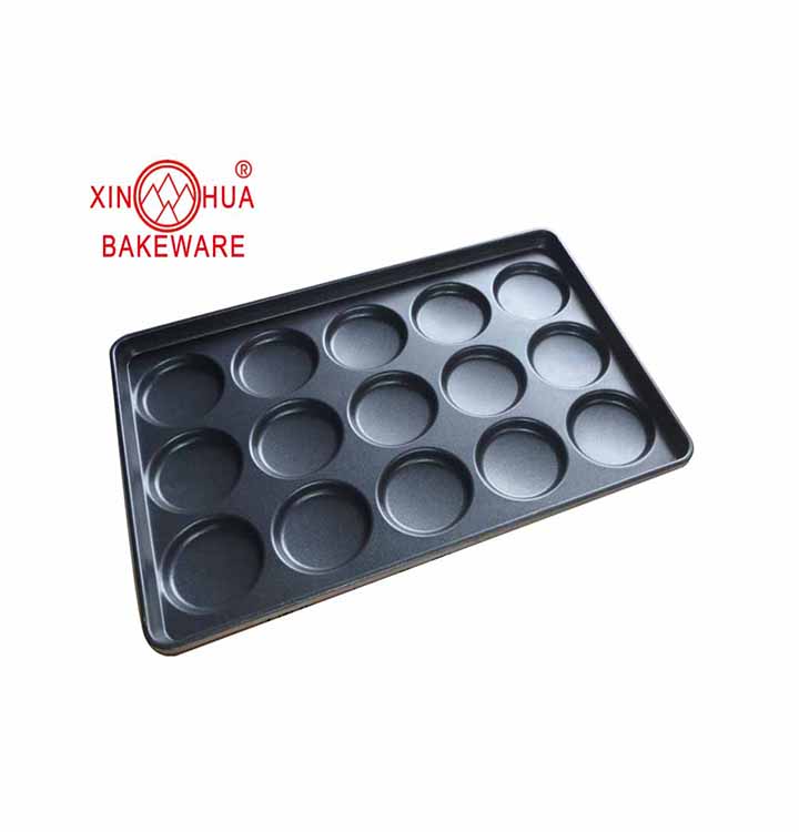 Factory direct Al-steel burger pan non stick coating hamburger baking pan