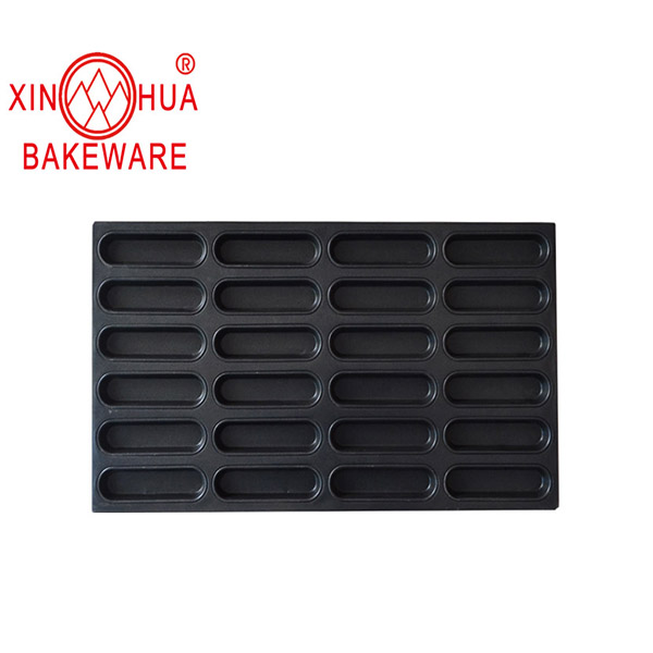 New design 4*6non-stick hamburger bun baking pan with great price 