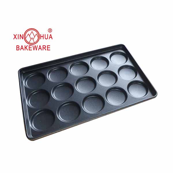 Non-stick Hamburger Bun Pan Bread Mold Baking Tray