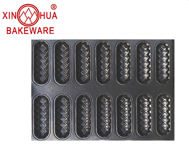 High quality cake molds Al-steel waffle cake baking pan