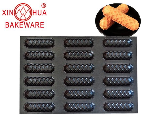 Xinhua bakeware loaf pan 18 multi-link waffle shaped baking pan