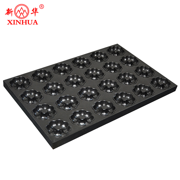 Hot selling Industrial non-stick of metal Aluminum steel baking tray donut bakeware 