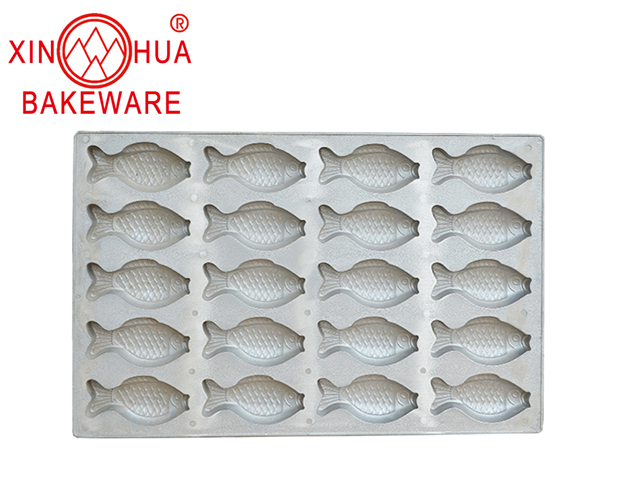 Industrial use Aluminium Non Stick coating cake mould Baking pan Fish-shapped pan