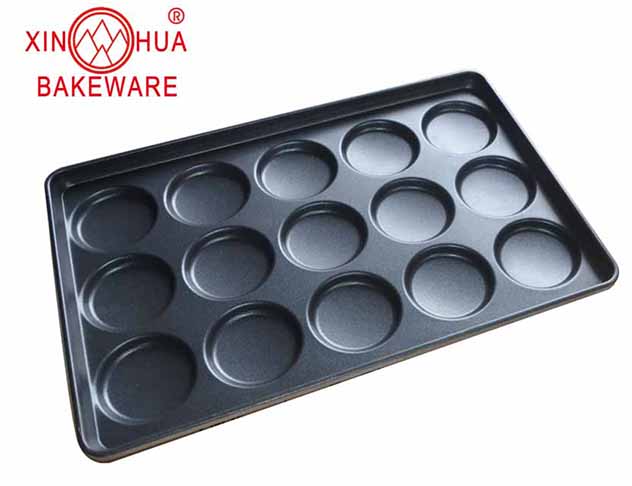 Factory direct Al-steel burger pan non stick coating hamburger baking pan