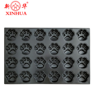 paw shape baking pan customised baking mold commercial oven for bakery